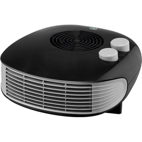 Calefactor horizontal Candil 2000w blanco/negro Termostato Regulable 2 potencias Negro Negro (1/4)