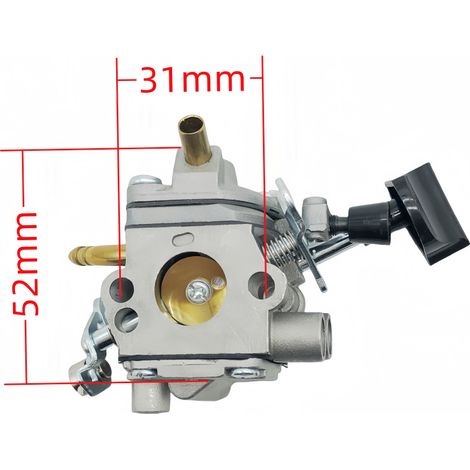 Carburetor suitable for BR500, BR550, BR600 backpack leaf blowers C1Q-S183 909-025, two-stroke engine fuel system accessory, high-precision fuel ratio.--DTEKGAZ
