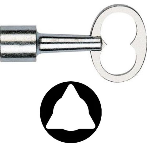 Chiave da pompiere triangolare da 14 mm OUTIFRANCE
