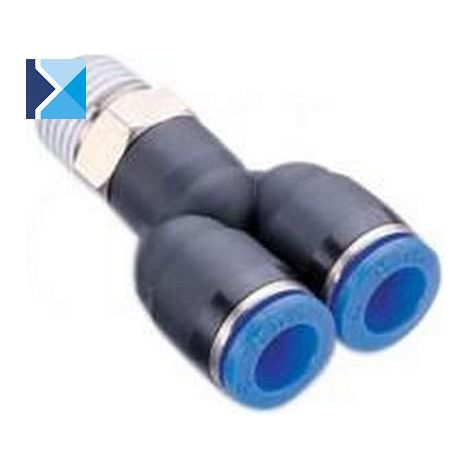 Té en plastique Tekalan 1/8" fi8 (branche en Y)