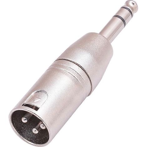 Adaptateur audio stéréo jack 6,35 mm mâle vers XLR mâle 3 broches (1/5)