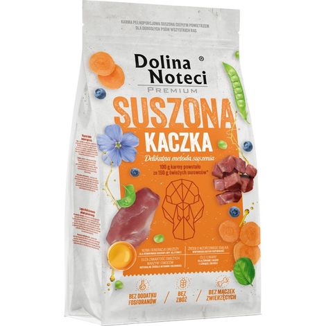 Croquettes pour chien Dolina Noteci Premium au canard, 9 kg