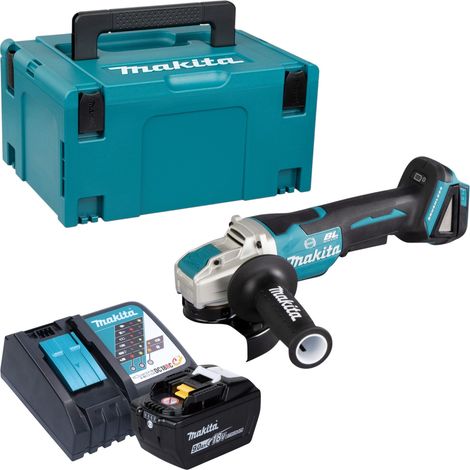 Amoladora angular sin cable Makita DGA 520 ZX1 18 V 125 mm X-LOCK Brushless Solo - sin batería, sin cargador (1/5)