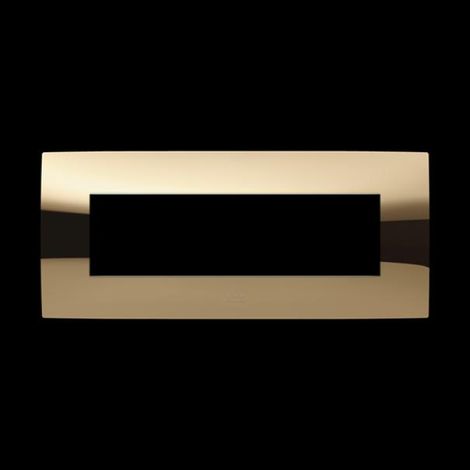 Placca 7 moduli oro lucido abb chiara 2csk0753ch