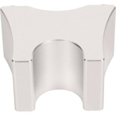 Pieds de support pour câbles HiFi, amortisseurs de chocs, en alliage d'aluminium, pour amplificateur et lecteur CD (lot de 2), couleur argent. (1/5)