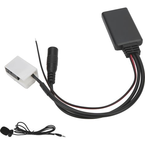 12-poliger Bluetooth-AUX-Adapter mit integriertem Mikrofon, Freisprecheinrichtung für Smartphones, kompatibel mit den Autoradios RCD210, RCD300 und RCD310, drahtlose Sprachanrufe (1/5)