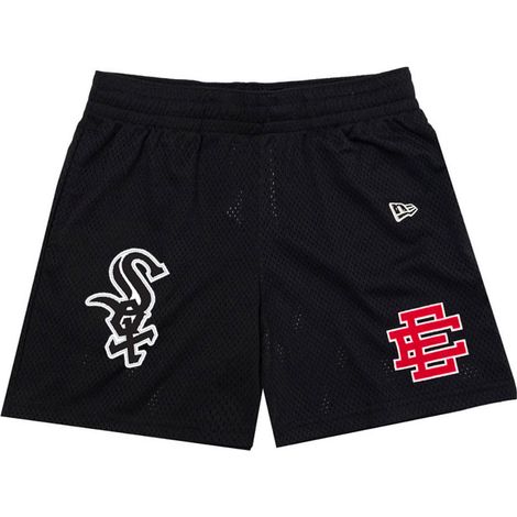 Short Homme Eric Emanuel EE Basic 2022 Fitness Shorts de Plage en Mesh Respirant Sport, Pantalon Court Noir Taille CMK M SQX (1/4)