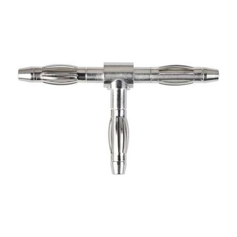 Schützinger TFS 1241 Connettore isolato Presa 4 mm, Presa 4 mm - Presa 4 mm Nickel 1 pz.