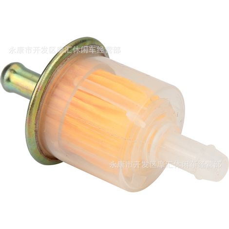 GY6 motorcycle scooter off-road ATV beach buggy metal fuel filter with magnetic oil cup filter element 6mm (1/5)