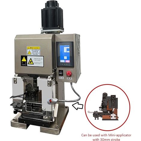 Pressa da 2.0T per l'aggraffatura con miniapplicatori corsa 30mm