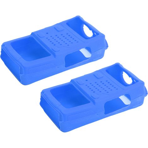 Stück weiche Silikon-Schutzhülle für Baofeng UV5R Walkie-Talkie (Blau) (1/5)
