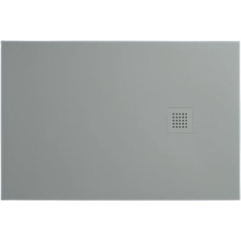 Piatto doccia 80x140 h.3 in ceramica cemento opaco Ceramic.30 di (1/4)