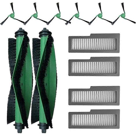 Pièces de rechange pour aspirateur robot iRobot Roomba Mini et Mini Slim : brosses rotatives, brosses latérales et filtres. (1/5)