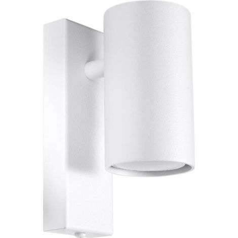 Lámparas de pared Utti blanco acero 1xGU10  6cm Sollux (1/5)