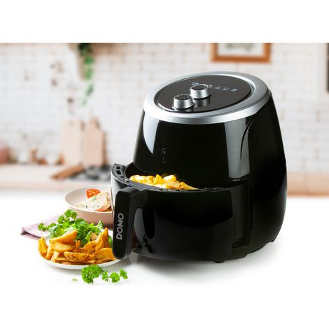 XXL Heißluftfritteuse mit Timer, frittieren ohne ÖL, 5 Ltr. 2000W (1/5)