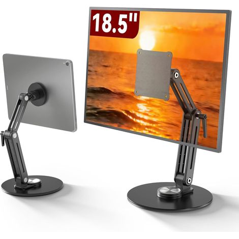 Support Écran Portable Magnétique VESA - Bras Articulé Repliable De Bureau (1/5)