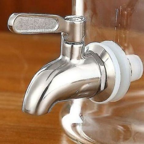 Purificateur d'eau à gravité - Robinet en laiton chromé 16 mm pour installation sur bouteille ou réservoir (1/5)