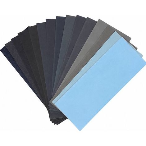 Set de papier abrasif - Polissage de voiture / Meubles / Métal - Grain 150/180/240/320/400/600/800/1000/1200/1500/2000/2500/3000/4000/5000 - 45 pièces (1/5)