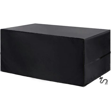 Housse de table de jardin, housse de mobilier de jardin en tissu Oxford imperméable et résistant aux UV, 200 x 160 x 70 cm, Irisfr (1/5)