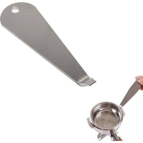 Accessoire Nettoyage filtres café Acier INOX 1 pièce, extracteur Panier Porte‑Filtre pour Machine Espresso Usage Domestique et Barista Pro‑Couleur Argent métallisé (1/5)