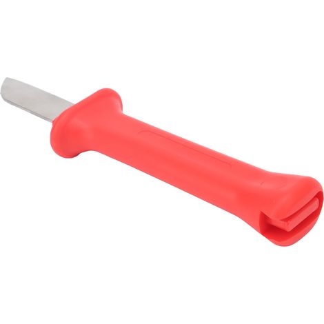 Couteau à dénuder pour câbles isolés, outil d'électricien avec fourreau 32HS (1/5)