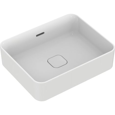 Support de lavabo IS Strada II, sans miroir, avec vidage, 500x400x180mm, blanc avec IP (1/5)