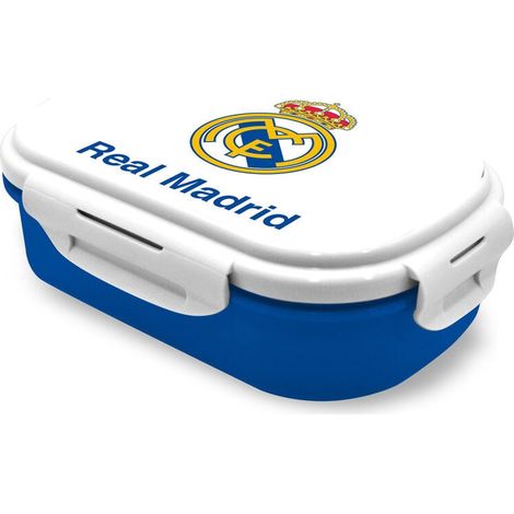 Bolsa de almuerzo con cubiertos del Real Madrid para ni os
