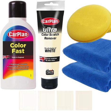 Cire blanche Carplan + pâte à polir 3 en 1 pour voitures (1/5)