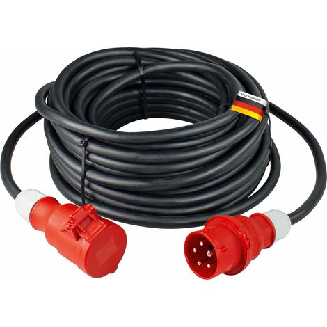 CEE Starkstromverlängerung 16A 11kw 10m H07RN-F 5G2,5 IP44