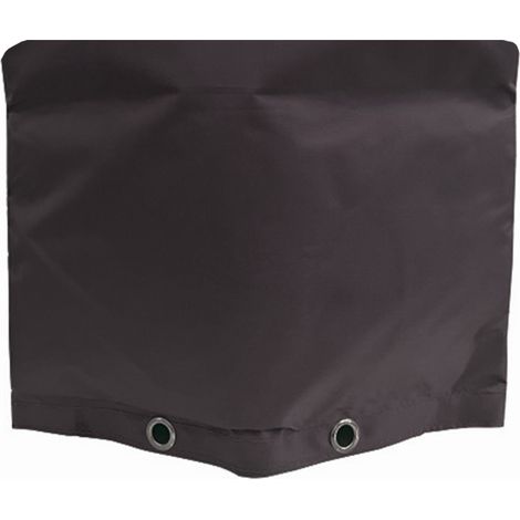 Cache anti-reflux noir 30 x 24 pouces, housse isolante pour protection hivernale antigel des tuyaux