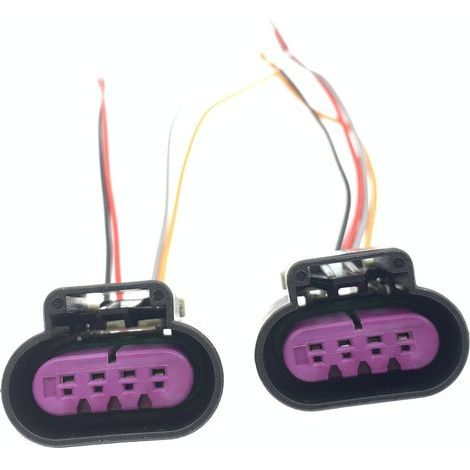 Lot de 2 connecteurs de faisceau de bobines haute tension compatibles avec Buick Regal, LaCrosse, GL8, Avantgarde et Malibu 2.4, allumage précis pour moteur essence. (1/5)