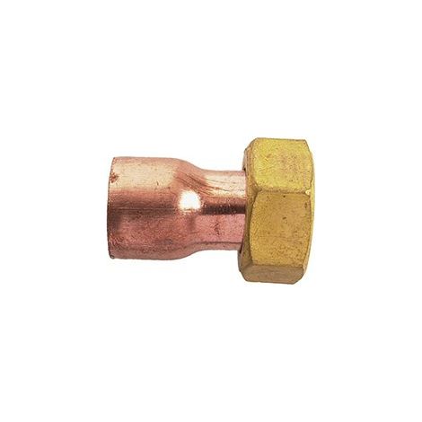 Douille droite avec écrou - Diamètre 12mm - 1/2"
