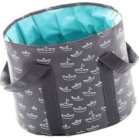 Grand bassin de bain de pieds pliable de 25l, baignoire de voyage Portable, pédicure à domicile, Spa, seau d'eau pliable pour tremper les pieds, lavage de la baignoire (1/5)
