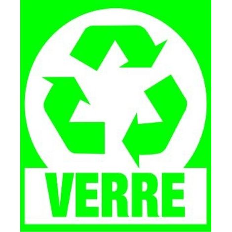 PROVOST - Signalisation adhésive de tri du verre - PVC - Provost