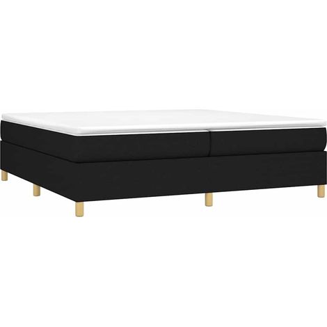 Boxspringbettgestell Schwarz 200x200 cm Stoff vidaXL (1/5)