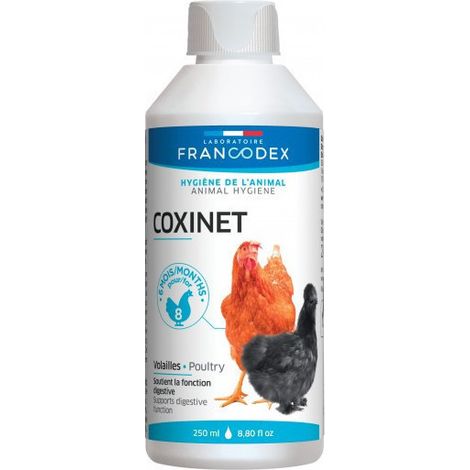 Complément Alimentaire Pour Volailles Traitement Anticoccidien Coxinet 250ml - Francodex
