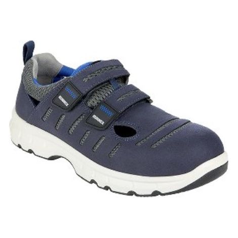 RUNNEX® 5177 Gr. 37 RUNNEX® S1P-ESD-Sicherheitsklettsandalen FlexStar blau/weiß/ (1/2)