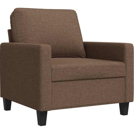 vidaXL Sessel Braun 60 cm Stoff