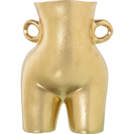 Vase Céramique Doré C/Poignées 22X18X30 Cm (1/5)