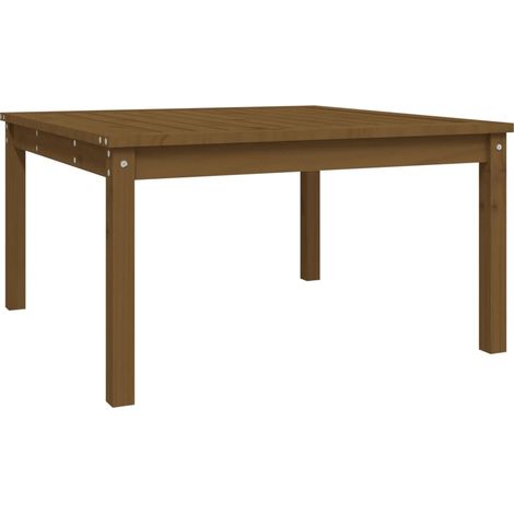 Maison Exclusive - Gartentisch Honigbraun 82,5x82,5x45 cm Massivh