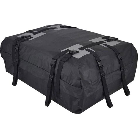 Sac de Toit sur Le Toit, Sac de Rangement avec Sangle supplémentaire 600D, Sac de Toit de Voiture Flexible, 45 l, pour Les véhicules sans Rack (1/5)