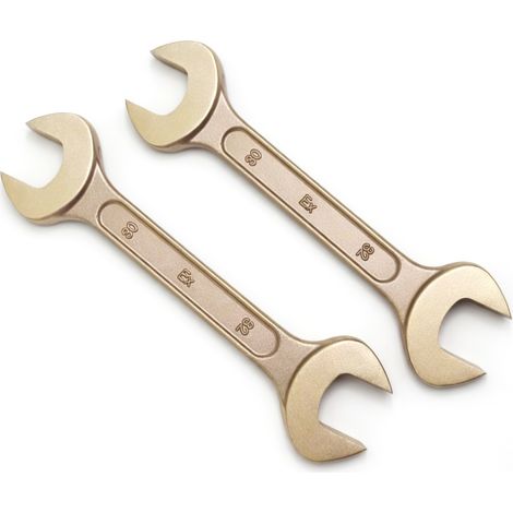 Llave de boca doble antiexplosiva de bronce de aluminio 12 x 14 mm (1/5)