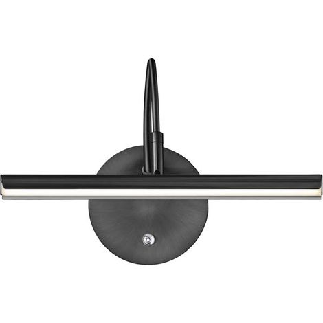 Applique murale lampe de couloir LED métal noir dimmable L 43 cm CCT (1/5)