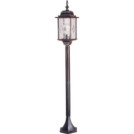 Elstead Wexford - Lanterne extérieure à 1 ampoule noire argentée IP43, E27 (1/4)