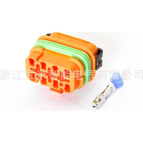 Connecteur étanche Delphi 1518207 domestique adapté aux camions poids lourds et aux camions-pompes haute puissance (DJ7087G-2.8-21) (1/3)