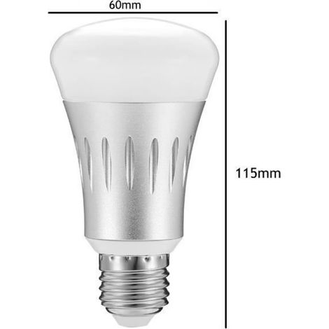E27 8W RGB Ampoule 22LED intelligente aluminium WIFI contrôle 120 ° AC85-265V (1/4)