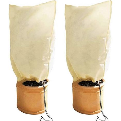 Lot de 2 housses d'hivernage pour plantes, pour la protection contre le gel (1/5)