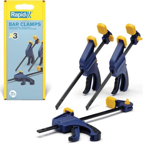 Lot de 3 mini Serre-joints - Pour serrage ferme lors du Bricolage (1/4)