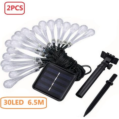 Pack 30 LED Solar Lights Outdoor Indoor 6.5m 8 Modes IP65 Waterproof Garden Lights MUMU