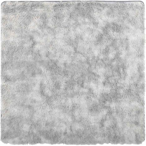 Maison Exclusive - Tappeto Shaggy a Pelo Lungo NAVARRA Grigio Argento 240x240cm